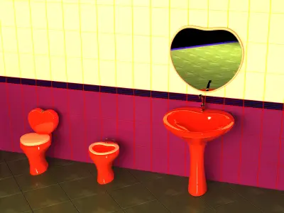 Bathroom washbasin  3D model