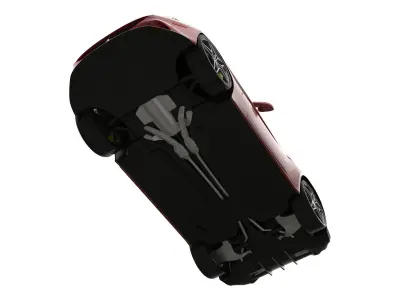 Ferrari California T 2015 Simple Interior 3D model