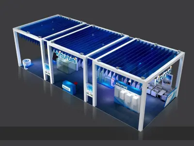 Booth - Area - 18X7-3DMAX2012-010 3D model