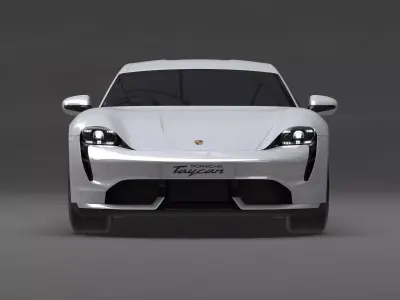 Porsche Taycan 2020 No Interior 3D model