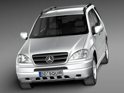 Mercedes-Benz M-class W163 1997-2005 3D model