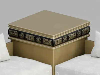 Traditional Moroccan sofa 3D model