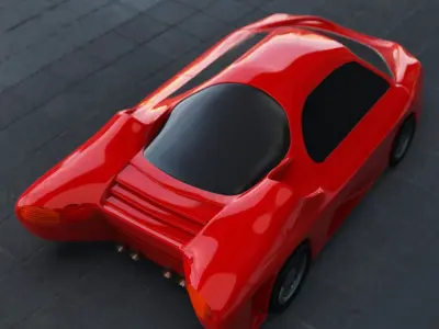 Concept car 3D model