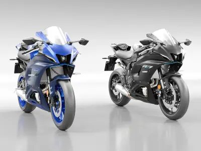 YAMAHA YZF R7 2022 3D model