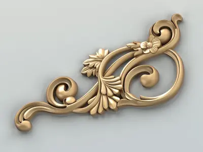 Corner decor 026 3D model