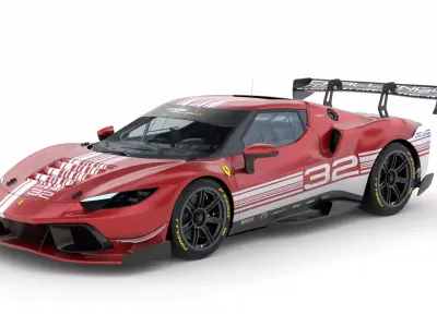 Ferrari 296 Challenge 2024  3D model