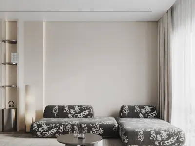 Interior Scene 3 - 3d Model - Lighting 3D model 3D model