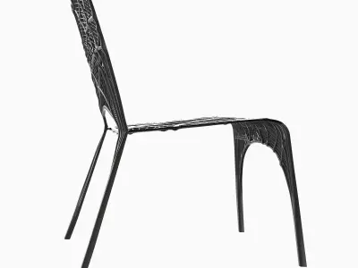 Carbon-Fibre chair Marleen Kaptein for Label Breed 3D model