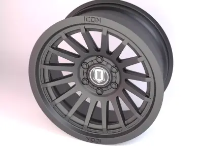 Icon Alloy Recon Wheels Low-poly 3D model