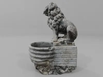 ancient fountain 3D model