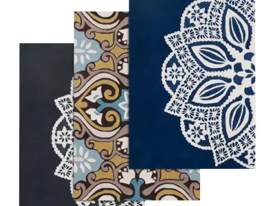 Rug Set 2251 3D model