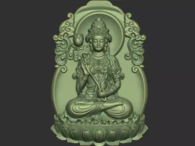 Kwanyin Bodhisattva 3D print model