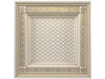 Ceiling in oriental style Arabic eastern decorative ceiling 3D model