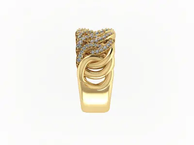3D PRINTED MODELS DIAMOND RING 3D print model