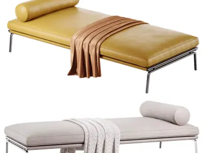 Fabric Day Bed 3D model