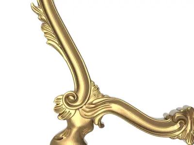 Carved Picture Frame 3D model