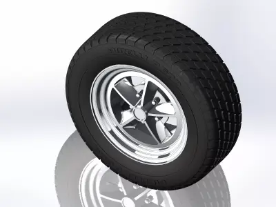 Custom wheels Legendary Wheels LW69 for your scale model 3D print model
