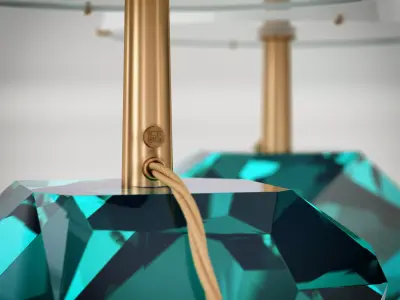 Diamantone swedish crystal table lamps 3D model