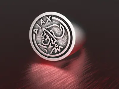 Amsterdam Ajax FC Legend Football Fans Rings Soccer Jewelry 3D print model