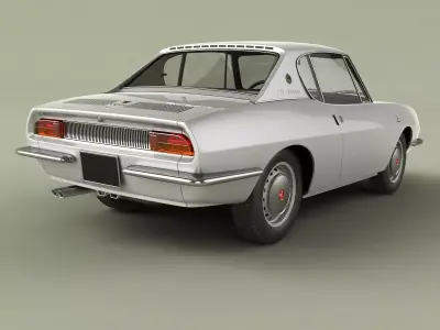 Fiat Abarth 1000 OTR  3D model