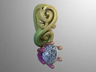 Pendant 53 3D print model
