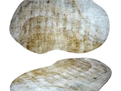 Dune Dust Azelea Carpet Low-poly 3D model