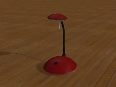 Desktop Lamp Low-poly 3D model