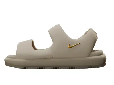 Nike Calm Sandals Low-poly 3D model
