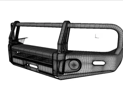 Bumper Front  ARB Summit Bull Bar 3D model