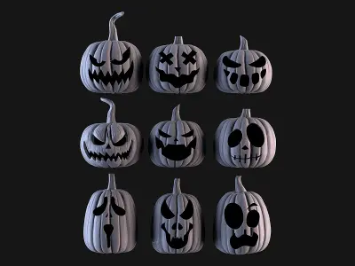 Pumpkin Collection 3D print model