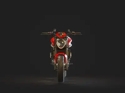 Base model  Ducati Monster 2021 3D model