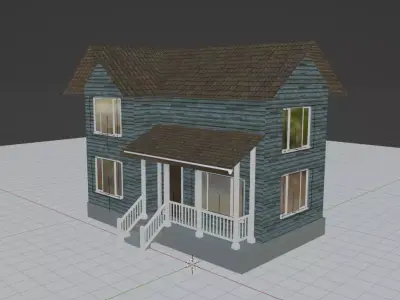 Optimized 3D House 3D model