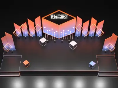 TV show set 3D model