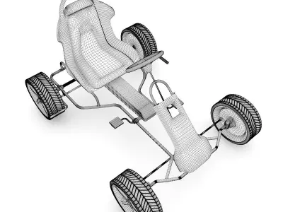 Pedal Car 3D model