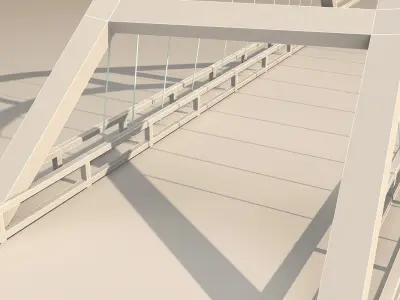 bridge Low-poly 3D model
