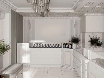 Jewelry Store Design 3D model