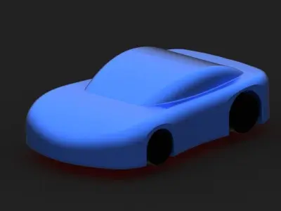 Car geometry Free 3D model