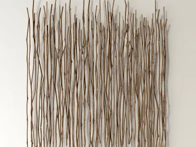 Branch crooked decor bedroom n1 3D model