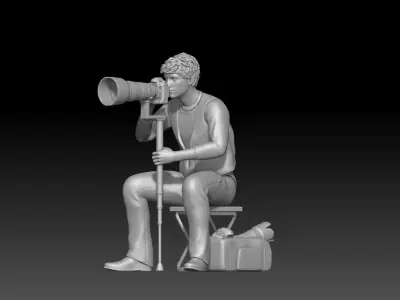 photographer f1 2025 boy 4 3D print model