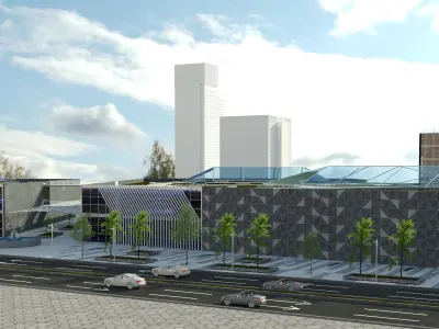 Commercial Entertainment Center 3D model