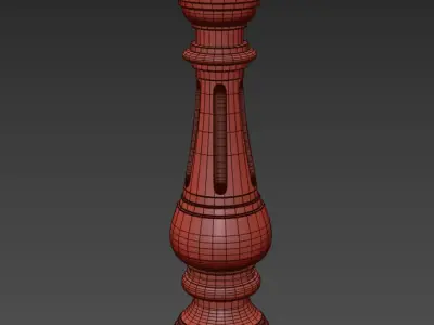 sandstone Baluster  3D model