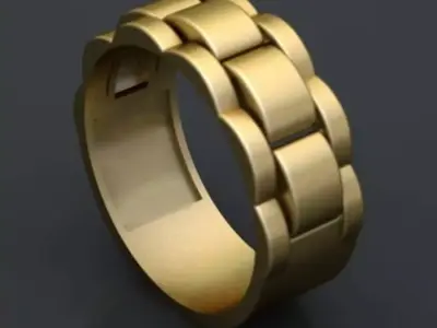 Luxury Sport Ring 3D print model