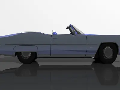 cadillac eldorado 1973  3D model