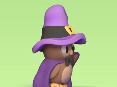 Owl Witch 3D print model