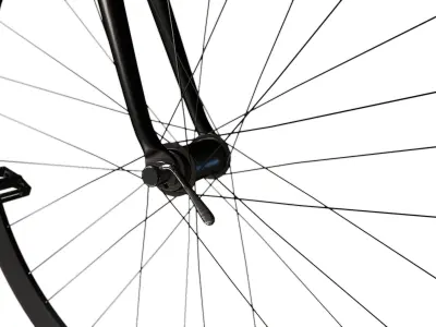 Black Fixed-Gear  Fixie Bicycle  3D model