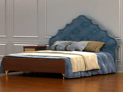 cabinet cabinet wardrobe sofa bed table bookshelve 3D model