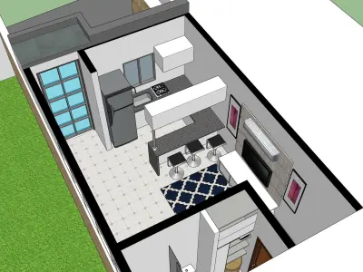 proyecto ampliacion vivienda Free 3D model