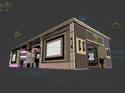 Exhibition - Area -23X10-3DMAX2009-06 3D model