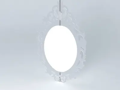 Baroque mirror Free 3D model