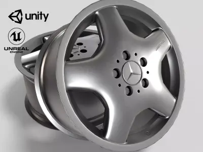 Car Rim Wheel Mercedes S-CLASS 888762 Low-poly 3D model